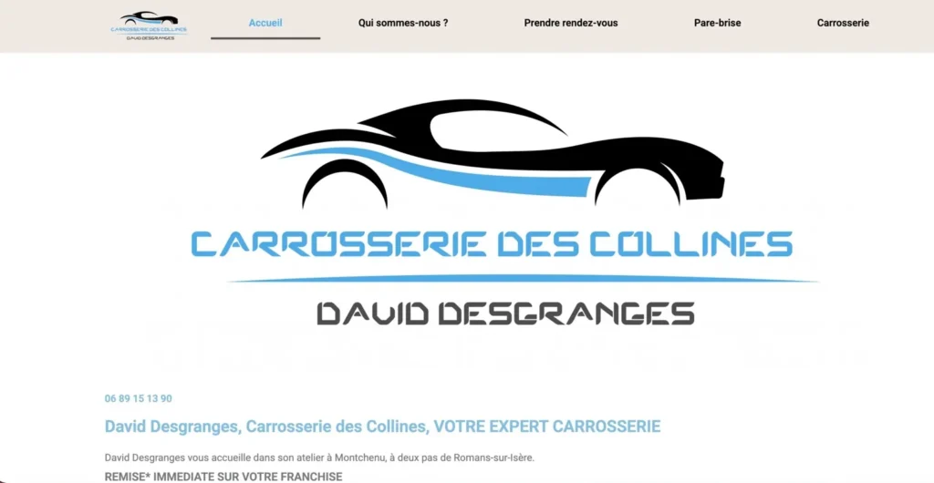 Réalisation de site internet professionnel pour artisan